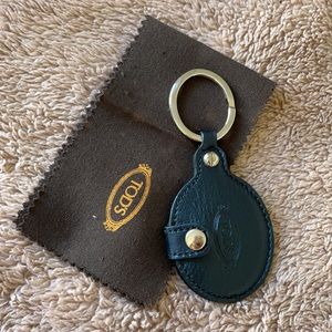 Tod's Keychain (metallic dark blue)